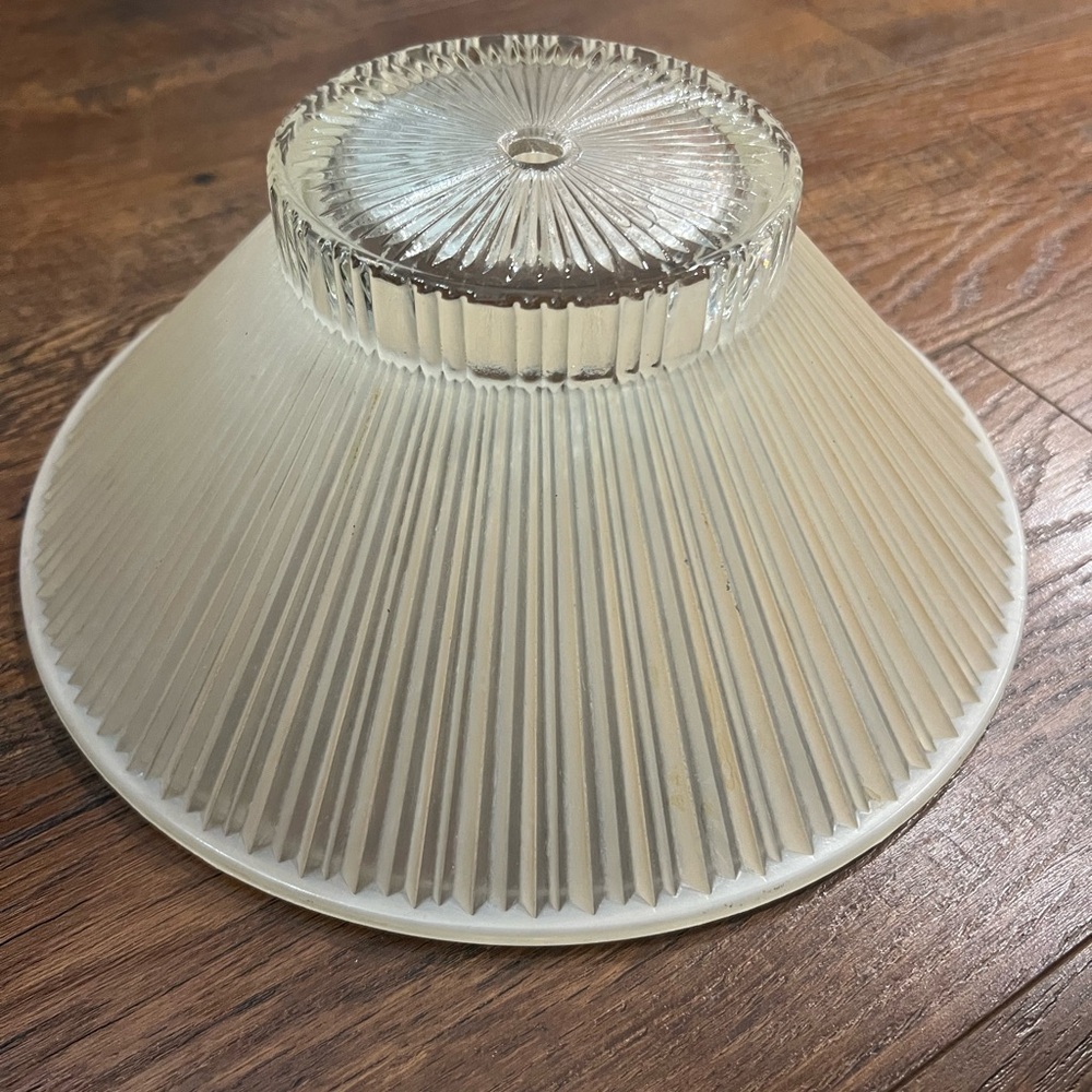 Vintage Ribbed Ceiling Sconce - Picture 2 of 7
